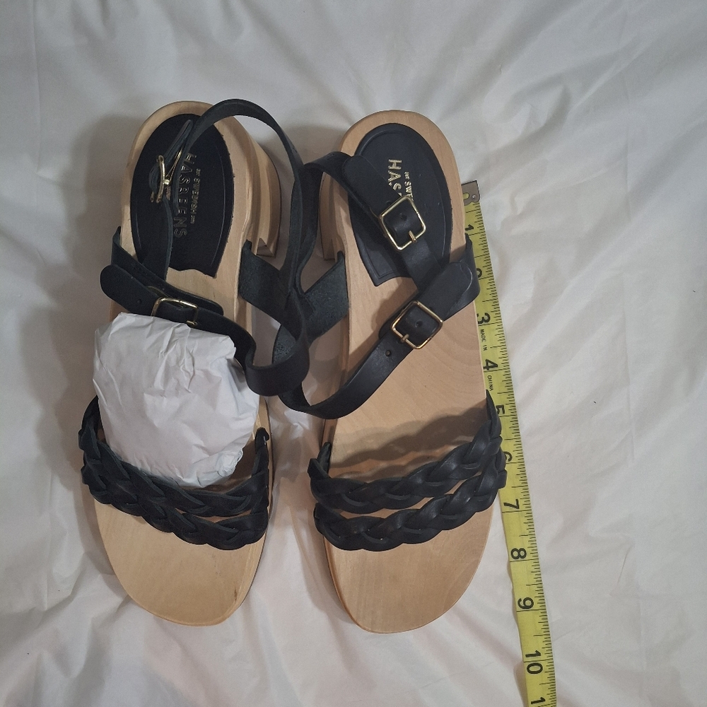 NIB Swedish Hasbeens Tanja strappy sandal Sz 9 / 39 New - Picture 12 of 14